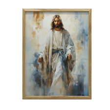 KERET FALI PLAKÁT FEKETE BLUE LIGHT MAJESTY 30x40 CM grafika, keretezett kép