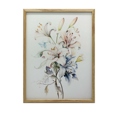  KERET FALI PLAKÁT FEKETE NYUGATÓ TÜKRÖZÉSEK 30x40 CM grafika, keretezett kép