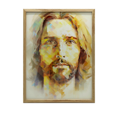  KERET FALI PLAKÁT MODERN JÉZUS ARC 70x100 CM grafika, keretezett kép