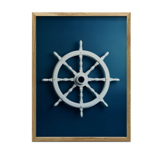 KERET FALI PLAKÁT NAVAL ELEGANCE FEKETE KERET 70x100 CM grafika, keretezett kép