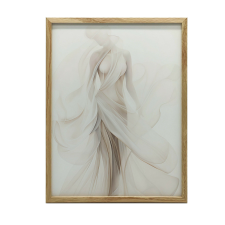  KERET FALI PLAKÁT NŐI FORMA PUHASÁGA 70x100 CM grafika, keretezett kép