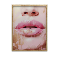  KERET FALI PLAKÁT SZÉPSÉGVIRÁGOK KIFEJEZÉSE 50x70 CM grafika, keretezett kép