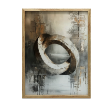 KERET FALI PLAKÁTGYŰRŰ TERMÉSZET SÖTÉTBARNA 50x70 CM grafika, keretezett kép