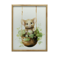  KERET NÉLKÜL 70x100 CM-ES PAPÍRAS Szőnyeg hintán grafika, keretezett kép