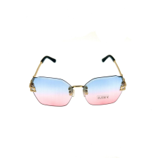  Keret nélküli színátmenetes női napszemüveg, színes napszemüveg