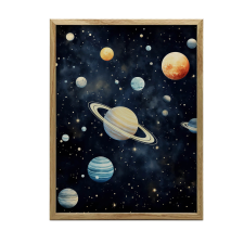 KERET NÉLKÜLI TÉR suttogó fali plakát 30x40 CM MATT PAPÍR grafika, keretezett kép
