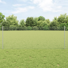  Kerítésoszlopok 11 db U-csatorna 80 cm Horganyzott Acél építőanyag
