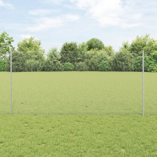  Kerítésoszlopok 22 db U-csatorna 120 cm Horganyzott Acélból építőanyag