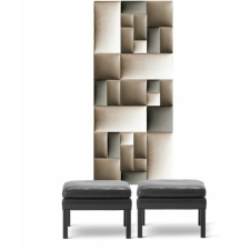 Kerma Design Előszobafal-42 színes műbőr falburkolat panelekből bútor