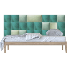 Kerma Design Zöld árnyalatú modern textil falvédő-12 (200x75 cm) Kerma falpanelekkel tapéta, díszléc és más dekoráció