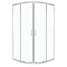 Kerra Aruba 90 GL króm íves zuhanykabin tálca nélkül kád, zuhanykabin