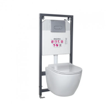 Kerra Delos Chrome falba építhető WC tartály szett szaniter