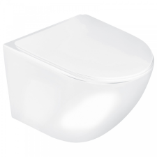 Kerra Delos WH fali rimless WC soft-close ülőkével szaniter