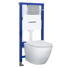 Kerra Delos White Duofix Delta Chr falba építhető WC tartály szett szaniter