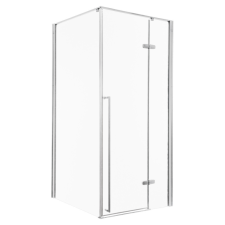 Kerra Long 80x90 króm szögletes zuhanykabin tálca nélkül kád, zuhanykabin