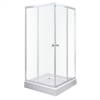 Kerra Olga SQ 80x80 cm szögletes zuhanykabin zuhanytálcával