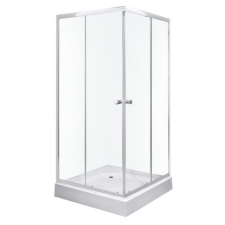 Kerra Olga SQ 80x80 cm szögletes zuhanykabin zuhanytálcával kád, zuhanykabin