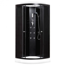 Kerra Oviedo 90x90 cm íves hidromasszázs zuhanykabin kád, zuhanykabin