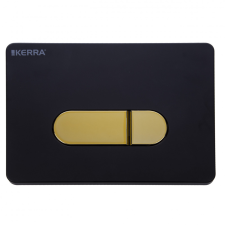 Kerra Pacific fekete-arany WC nyomólap K-50 Slim szetthez szaniter