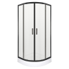 Kerra Soho Black 80 íves zuhanykabin XN zuhanytálcával