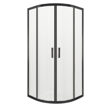 Kerra Soho Black 80 íves zuhanykabin zuhanytálca nélkül kád, zuhanykabin