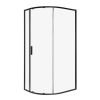 Kerra Solid RPA 100x80 BL íves egyajtós aszimmetrikus zuhanykabin tálca nélkül