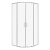 Kerra Solid RS 80 íves duplaajtós zuhanykabin tálca nélkül