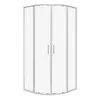 Kerra Solid RS 90 íves duplaajtós zuhanykabin tálca nélkül