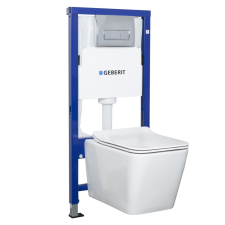 Kerra Tinos White Duofix Delta Chr falba építhető WC tartály szett szaniter
