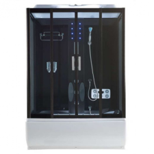 Kerra XL 85x150 cm hidromasszázs kádkabin kád, zuhanykabin