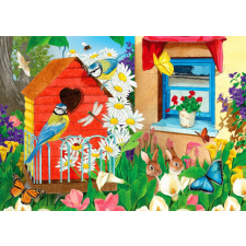 Kert Madáretetőkkel - 1000 Darabos Puzzle puzzle, kirakós