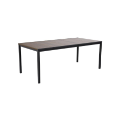  Kerti asztal Keter Porto 200 diófa szin,fekete acél kerti bútor