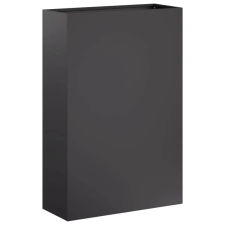 Kerti cserép Fekete 50 x 20 x 75 cm Hidegen hengerelt acél kerti dekoráció