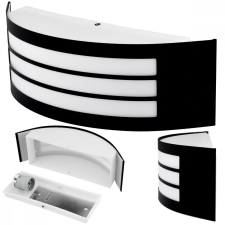  Kerti fali lámpa emelő kültéri lámpa E27 FEKETE IP44 FREESIA Lumiled kültéri világítás