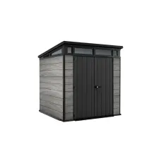  Kerti ház Keter PENT Signature 7x7 Storm Grey, padlóval kerti tárolás