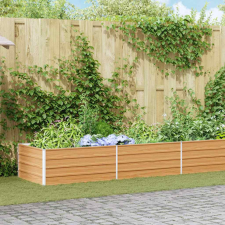  Kerti magaságyás Világos Barna 600 x 80 x 45 cm kerti tárolás