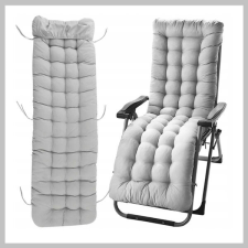  Kerti nyugágy párna nagy steppelt 170x50 cm 01864 kerti bútor