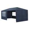  Kerti pavilon rendezvénysátor kerti sátor 6x3 m kék 25441
