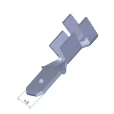  Késes tűzősaru csatlakozó, 4,8 x 0,8mm kisháztartási gépek kiegészítői