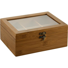 Kesper teásdoboz fedővel, sötét bambusz 22 × 16 × 9 cm papírárú, csomagoló és tárolóeszköz