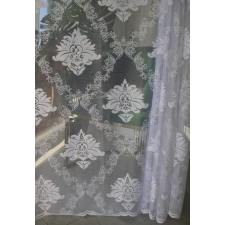  Kész függöny Amelia fehér 21 Barok mintás 300x250cm lakástextília