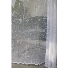  Kész függöny Amelia fehér Pálcikás mintás 500x250cm lakástextília