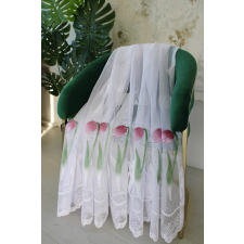  Kész függöny Amelia Púder Tulipán mintás 500x250cm lakástextília