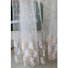  Kész függöny Brillant 77 fehér Arany minta 300x160cm lakástextília