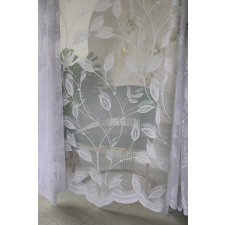  Kész függöny Emily fehér Nagy szírom virág minta 500x250cm lakástextília