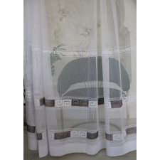  Kész függöny Görög szürke mintás 300x160cm lakástextília
