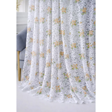  Kész Függöny Grace  Barack Zöld virágos 500x250cm lakástextília