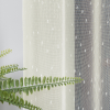  Kész függöny Lux krém Hópehely minta 600x280cm