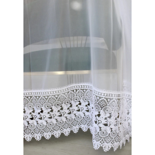  Kész függöny Paris fehér Hímzett 200x160cm lakástextília