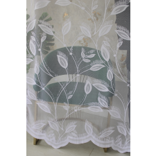  Kész függöny Scarlett fehér Nagy szírom virág minta 300x160cm lakástextília